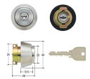 MIWA U9 LA/DA シリンダー ST色(シルバー)扉厚33〜42mm 美和ロック