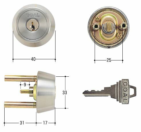 GOAL ゴール TX34-33 11シル シリンダー テール刻印34