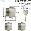 《ポイント5倍》7/19日20時から3個セット MIWA U9 TE22.CY玄関 鍵 シリンダー 交換用シリンダー U9 TE22 .CY MIWA SWLS...