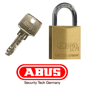 楽天市場】abus 真鍮南京錠 ec75 60の通販