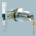 ユーシンショウワ 鍵 ノブ シリンダー NX-DAC-100 SHOWA ショーワドアノブ 鍵付き ・ケースセットNX ディンプルキー 対応扉厚25〜43mm キー3本付万能取替玉座 (ノブ) 交換用シリンダー