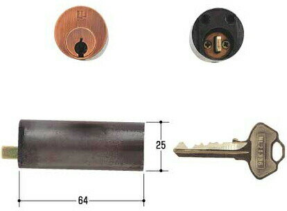 《ポイント5倍》[シリンダー] WEST (ウエスト) セキスイ木製本錠用AC交換シリンダー 鍵 シリンダー 交換
