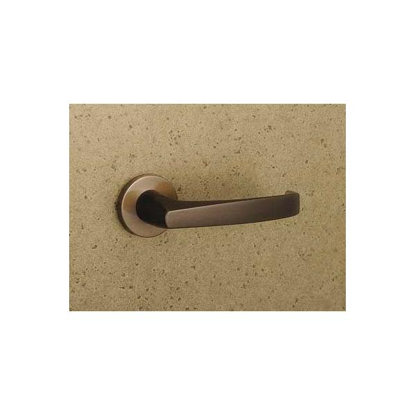 美和ロック LA20.KNB 扉厚33～41mm　 MIWA LA用アルミブロンズレバーハンドル（CB）（左右勝手兼用）　 【在庫品】