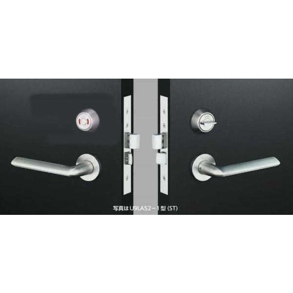 MIWA　LA56－8型　 BS64mm　扉厚33～41mm 　左右勝手兼用 　ステンレスシルバー（ST）　　キーなし　【在庫品】