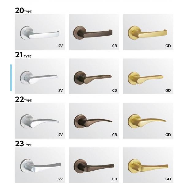 MIWA　LA20－4型　 BS51mm　扉厚33～41mm 　左右勝手兼用 　アルミシルバー（SV）　　キー3本付き　【在庫品】