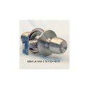 MIWA U9HKW−2 BS70mm 扉厚33〜49mm ST 円筒錠 (外側 シリンダー付ノブ 内側 空ノブ) キー3本付き 【在庫品】