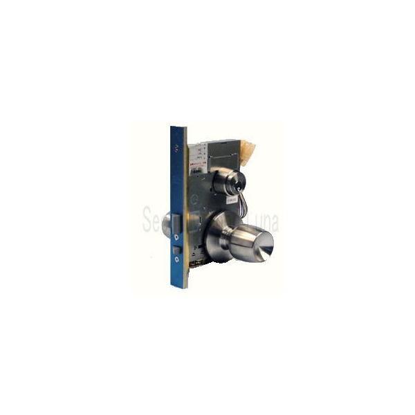 GOAL P-EUR(T)-5Q シルバー色(11S) バックセット76mm 扉厚33~43mm 通用口/非常口用電気錠(機能切替型) キー3本付き 【在庫品】