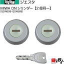 【41-A】ジエスタ(QDN608-QDK668)トステム TOSTEM(=現 リクシル LIXIL) 玄関 鍵(カギ) 交換 取替え用DNシリンダー 二個同一...