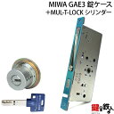 MIWA GAE3 交換用MUL-T-LOCKシリンダーLIX(TE0)タイプ■1個のシリンダー■標準キー3本■シルバー色またはゴールド色■シリンダー1個と、MIWA GAE3の錠ケースの交換■左右共用タイプ【送料無料】(4)