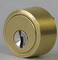 《4-2》GOAL LX交換タイプWESTリプレイスシリンダー取替え用■ゴールド色■ドアの厚み29~43mm対応品■ドアのタイプは、左右共用タイプ■標準キー3本付き(4)