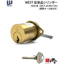 (2) WEST 5500用 玄関 鍵(カギ) 交換 取替えシリンダー■標準キー3本付き■