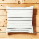 【10%OFFクーポン対象】【中古】クッションカバー 40×40cm イケア IKEA おしゃれ カバー ナチュラル ボーダー柄 ストライプ柄 インテリア 雑貨...