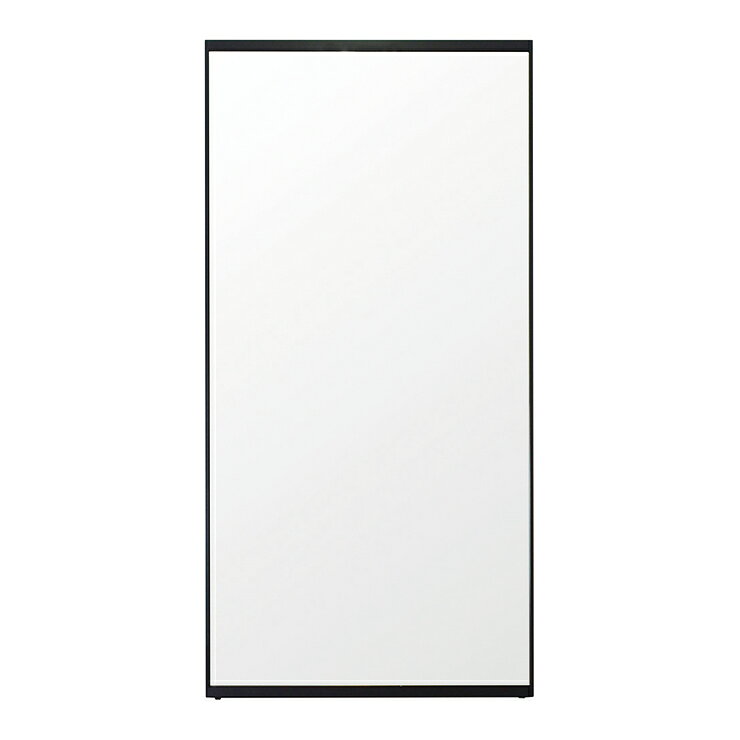 大型ミラー スタンドミラー おしゃれ 大型 ミラー 鏡 姿見 かがみ 全身鏡 立て掛け式 シルエットミラー 木製フレーム [2]