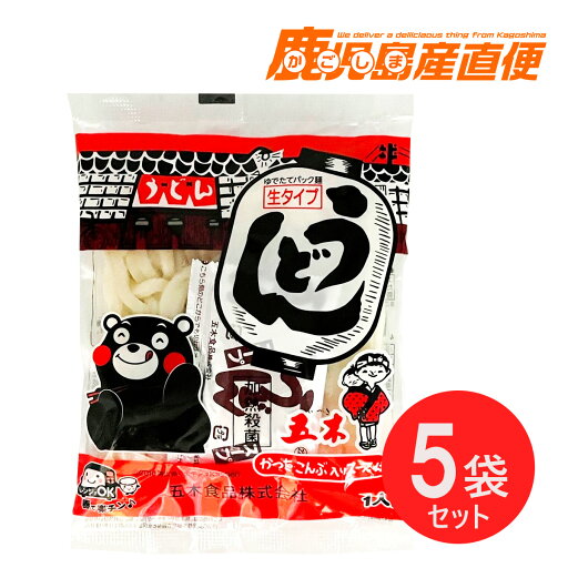 五木食品 定番☆五木スープ付うどん 5袋セット 九州 熊本 五木食品 五木食品 定番☆五木スープ付うどん 5袋セット 九州 熊本 五木食品