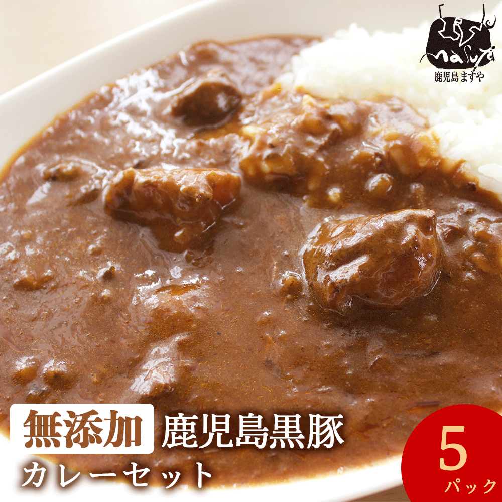 【エントリーで最大P10倍】無添加 ギフト 鹿児島黒豚 カレー 200g×5パック 送料無料 惣菜 冷凍 あたためるだけ おかず お取り寄せ プレ..