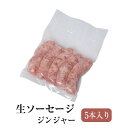 ジンジャー 生ソーセージ 未加熱腸詰品 5本入り 2パックセット 冷凍発送のみ 豚肉 おかず 国産 九州 長崎 送料無料 GrisHauseNAGASE タビグルメ