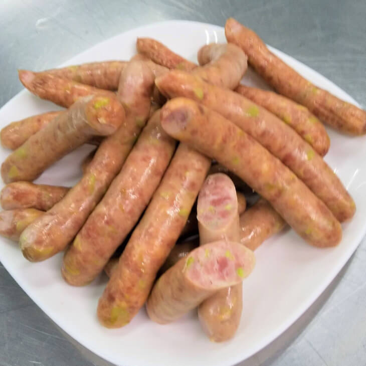 枝豆ウインナー 大容量パック お徳用 500g 鮮やか お得 おつまみ お弁当 国産 熊本 送料無料 ハム工房TONGTONG タビグルメ