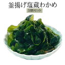 わかめ 玄界灘産 釜揚げ塩蔵わかめ 5袋セット ワカメ 海藻 味噌汁 納豆 サラダ おかず 冷凍 福岡県 国産 送料無料 マサエイ水産加工 タビグルメ