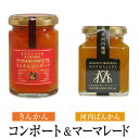 きんかんコンポート & 河内晩柑マーマレード セット 140g & 180g 2個入 金柑 柑橘 フルーツ 国産 九州産 鹿児島産 送料無料 ギフト箱なし 清木...