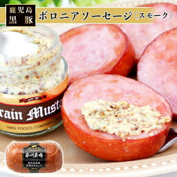 ボロニアソーセージ（スモーク）250g 美味しい 黒豚 ソーセージ 燻製 荒挽き おすすめ おつまみ お弁当 人気 おかず ポトフ スープ 桜チップ 南州農場株式会社 かごしまや