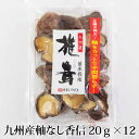 九州産軸なし香信 20g×12セット 香信 菌床 干し椎茸 国産 送料無料 福岡 篠崎一雄商店 かごしまや