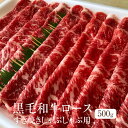 牛肉 黒毛和牛 ロースすき焼きしゃぶしゃぶ用 500g 冷凍 冷凍便 国産 和牛 牛 肉 ギフト プレゼント 贈り物 贈答用 ゼクストインターナショナル かごしまや