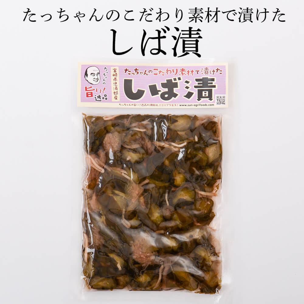 しば漬け たっちゃんのこだわり素材で漬けたしば漬 150g 2袋・3袋・5袋 宮崎県産きゅうり なす 売れ筋商品 お漬物 ヤマイチ農園合同会社 かごしまや