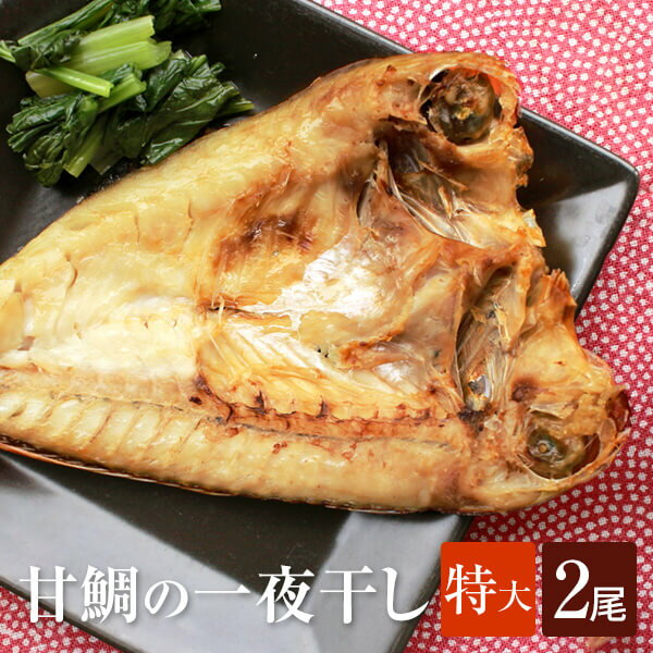 甘鯛 甘鯛一夜干し 特大 240g × 2尾 干物 冷凍 魚 アマダイ ギフト 鹿児島 かごしま 出水田鮮魚 かごしまや