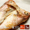 甘鯛 甘鯛一夜干し 特大 240g × 3尾 干物 冷凍 魚 アマダイ ギフト 鹿児島 かごしま 出水田鮮魚 タビグルメ