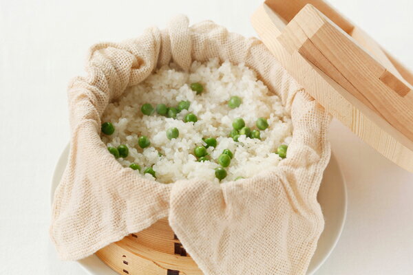 せいろ用蒸し布(純綿)サイズ約26×26cm【和せいろ15cm 中華せいろ15〜18cm用】メール便対応[蒸篭フキン セイロふきん ふかし布] 3