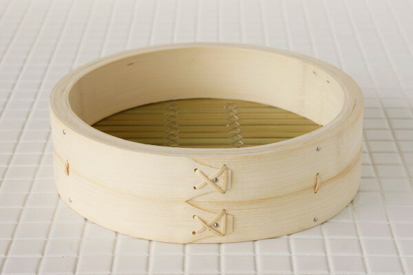 竹 中華せいろ 27cm [本体] ※手作り品のためサイズや色合いは多少異なります。