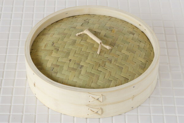 竹 中華せいろ ステンレス釘留め30cm(外径)[ふた]のサムネイル