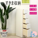 10%offクーポン配布中 すきま収納 スリム収納 すきま家具 25幅 25cm 隙間収納 隙間家具 完成品 日本製 木製 デザイン重視 センチ インテリア 送...