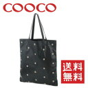 【送料無料】COOCO スマイル刺繍フェイクレザートートバッグ/クーコ(cooco)