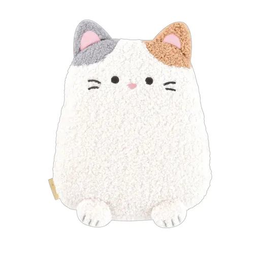 【季節限定】ぬいぐるみブランケット ミケネコ/　猫　動物　アニマル　ケット　膝掛け　お昼寝　仕事　..