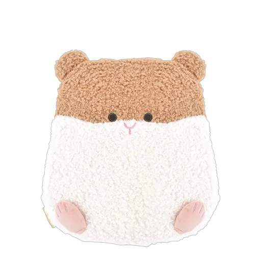 【季節限定】ぬいぐるみブランケット ハムスター/　　動物　アニマル　ケット　膝掛け　お昼寝　仕事　..