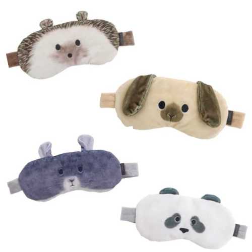 つまんでアニマルズ アイピロー / アイマスク ホットアイマスク エコ 電子レンジ 温冷 かわいい 癒し リラックス どうぶつ ハリネズミ ウサギ チンチラ パンダ