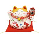 【送料無料】開運小槌招き猫 小 貯金箱 / 招き猫 置物 縁起物 縁起小物 プレゼント ギフト 贈り物 ねこ ねこ雑貨