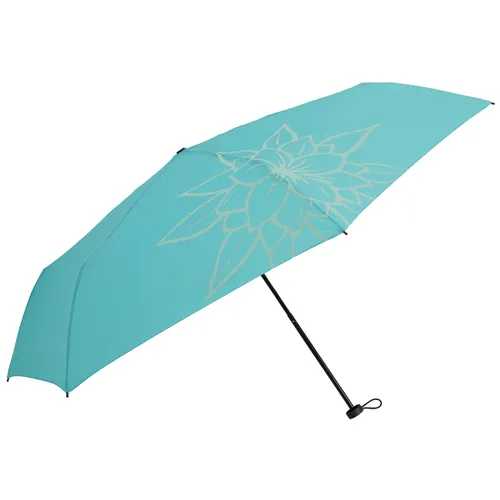 mabu ベーシックライト マルチミニデザイン 晴雨兼用 折傘 ゲッカビジン / 折りたたみ 傘 折りたたみ傘 3段式 日傘 丈夫 軽量 オトナかわいい