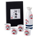 蛇の目 福だるま酒器揃 / 徳利 とっくり お猪口 おちょこ お酒 酒 日本酒 だるま柄 だるま 縁起物 美濃焼 ギフト 贈り物 お土産