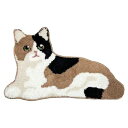 アニマルマット ミケ猫 / マット フロアマット ラグ 玄関 キッチン 滑り止め 滑り止め付 かわいい インテリア 雑貨 プレゼント ギフト