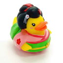 舞妓ダック あひ乃ちゃん / 舞妓 ダック あひ乃 お風呂 バストイ 水遊び プール おもちゃ 浮かべる 音が鳴る 玩具 ラバー 人形 お土産 ギフト プレゼン...