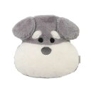 【季節限定】スワンネルクッションウォーマー シュナウザー / クッション ウォーマー 保温剤付 エコ エコウォーマー レンジ 湯たんぽ 寒さ対策 防寒 かわいい どうぶつ アニマルモチーフ