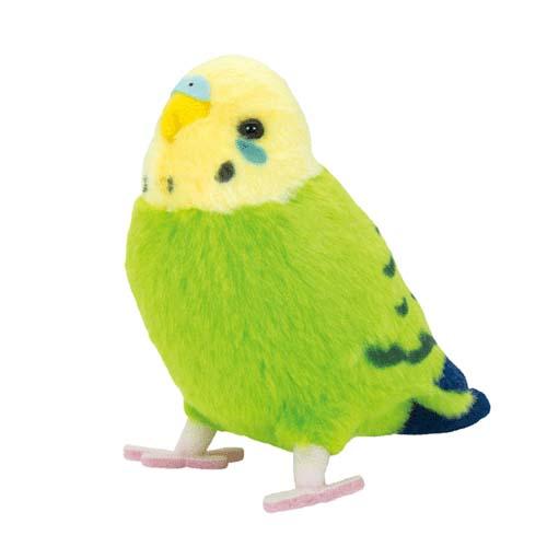 ことりのね セキセイインコ グリーン/インコ/小鳥/アニマル雑貨/動物/もふもふ/ふわふわ