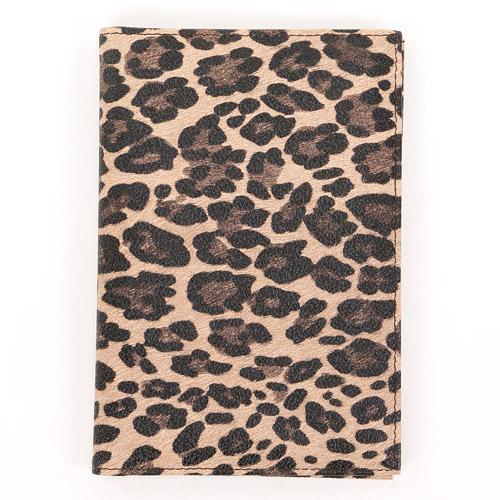 楽天家具倶楽部【メール便可】レオパード柄 保険証・お薬手帳ケース