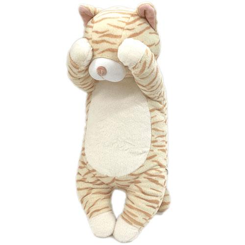 くびねっこ抱きまくら トラネコ/くびねっこつままれちゃったネコ/抱きまくら/ぬいぐるみ/ねこ雑貨/ねこ好き/ねこ好きさん/りぶはあと