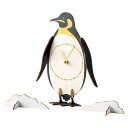 クロックパズル ペンギン / クロック 時計 置時計 装飾品 インテリア ジグソーパズル 組み立て 置き時計 セトクラフト