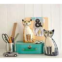 マネーボックス 猫 / Hannah Turner ハンナターナー Money box 置物 オブジェ インテリア 貯金 貯金箱 500円玉貯金 ねこモチーフ ...