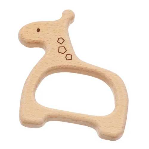 【メール便可】森のベビートイ きりん / 木のおもちゃ 木製玩具 ベビートイ 歯固め お祝い 出産祝 ギフト プレゼント