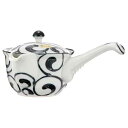 ペルシャ紋 M急須 /急須 ティーポット広口 茶こし ステンレス茶こし 軽い 使いやすい 波佐見焼
